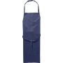 Cotton (180 gr/m2) apron Misty, blue