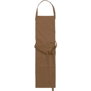 Cotton and polyester (240 gr/m2) apron Luke, brown (Apron)