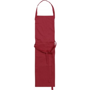 Cotton and polyester (240 gr/m2) apron Luke, burgundy (Apron)