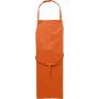 Polyester (200 gr/m2) apron Mindy, orange
