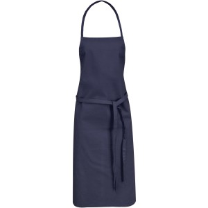 Reeva 100% cotton apron with tie-back closure, Navy (Apron)
