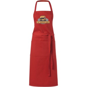 Viera apron with 2 pockets, Red (Apron)