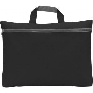 Dokumententasche aus Polyester Elfrieda, Schwarz