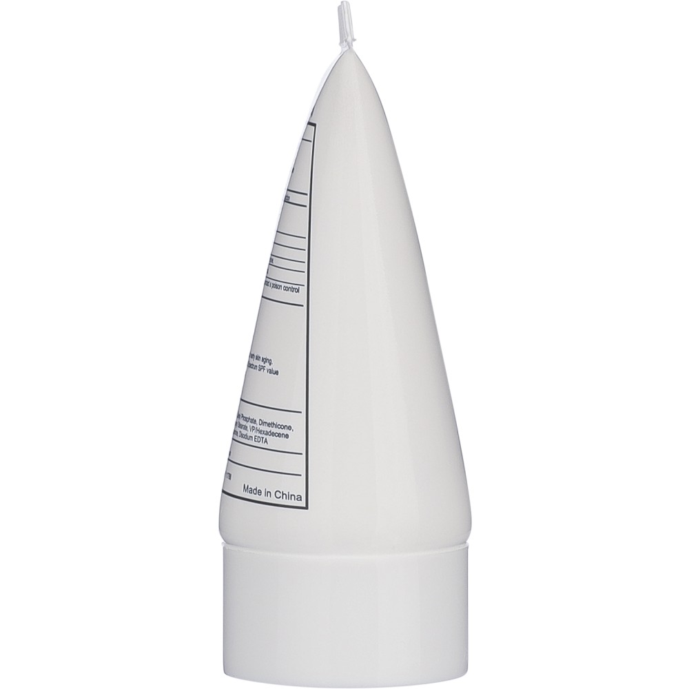PE sunscreen tube Maelis, white (Körperpflegeprodukte)