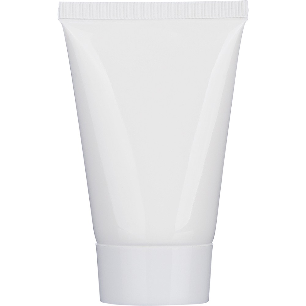 PE sunscreen tube Maelis, white (Körperpflegeprodukte)