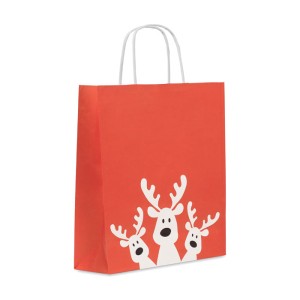 Gift paper bag medium, Red <font size=1>[ENG]</font>