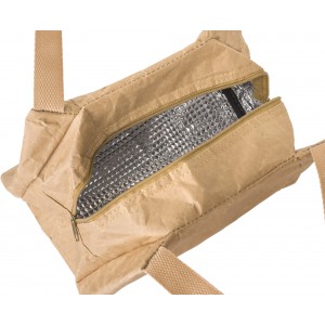 Kraft paper cooler bag Callen, brown (Cooler bags)