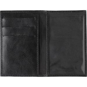 Kreditkartenetui aus Leder Lee, Schwarz (Brieftaschen)