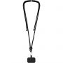 Kubi phone lanyard, Solid black