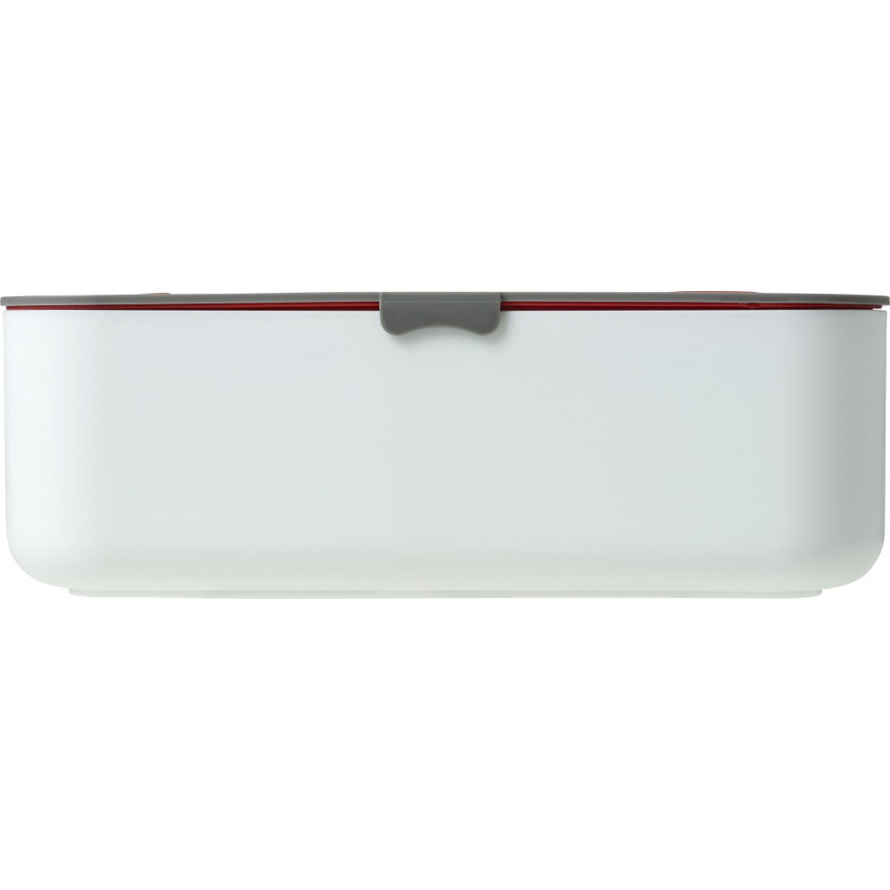 Brotdose(850 ml) aus Silikon und Kunststoff Veronica, Rot (Küchenutensilien aus Kunststoff)