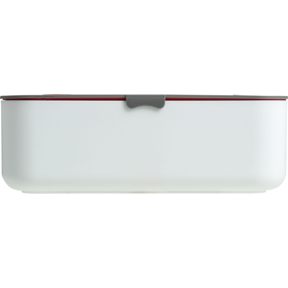 Brotdose(850 ml) aus Silikon und Kunststoff Veronica, Rot (Küchenutensilien aus Kunststoff)