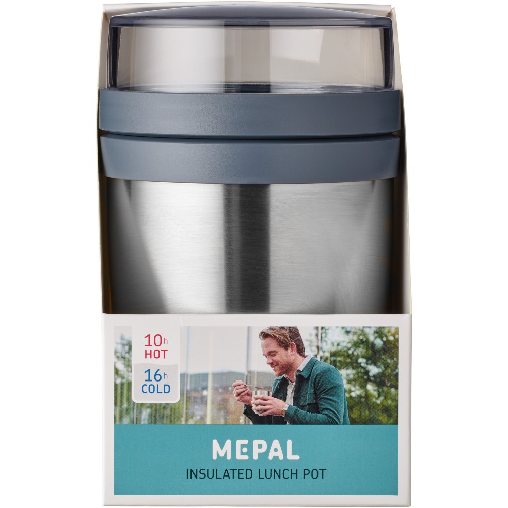 Mepal Ellipse Thermo-Lunchpot, silber (Küchenutensilien aus Kunststoff)