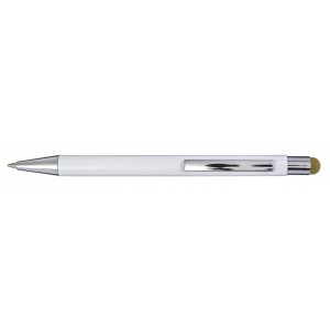 Kugelschreiber aus Aluminium Lise, Gold (Mehrfarbige oder Multifunktions Kugelschreiber)