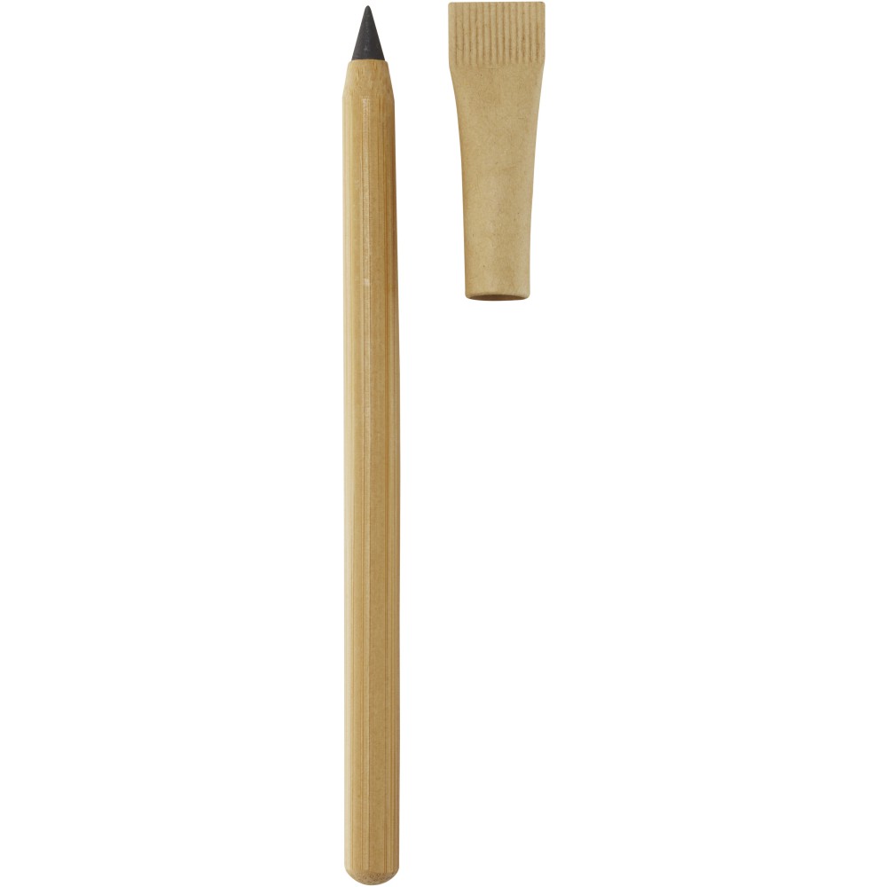 Seniko tintenloser Bambus Kugelschreiber, natur (Kugelschreiber aus Holz, Bambus, Karton)