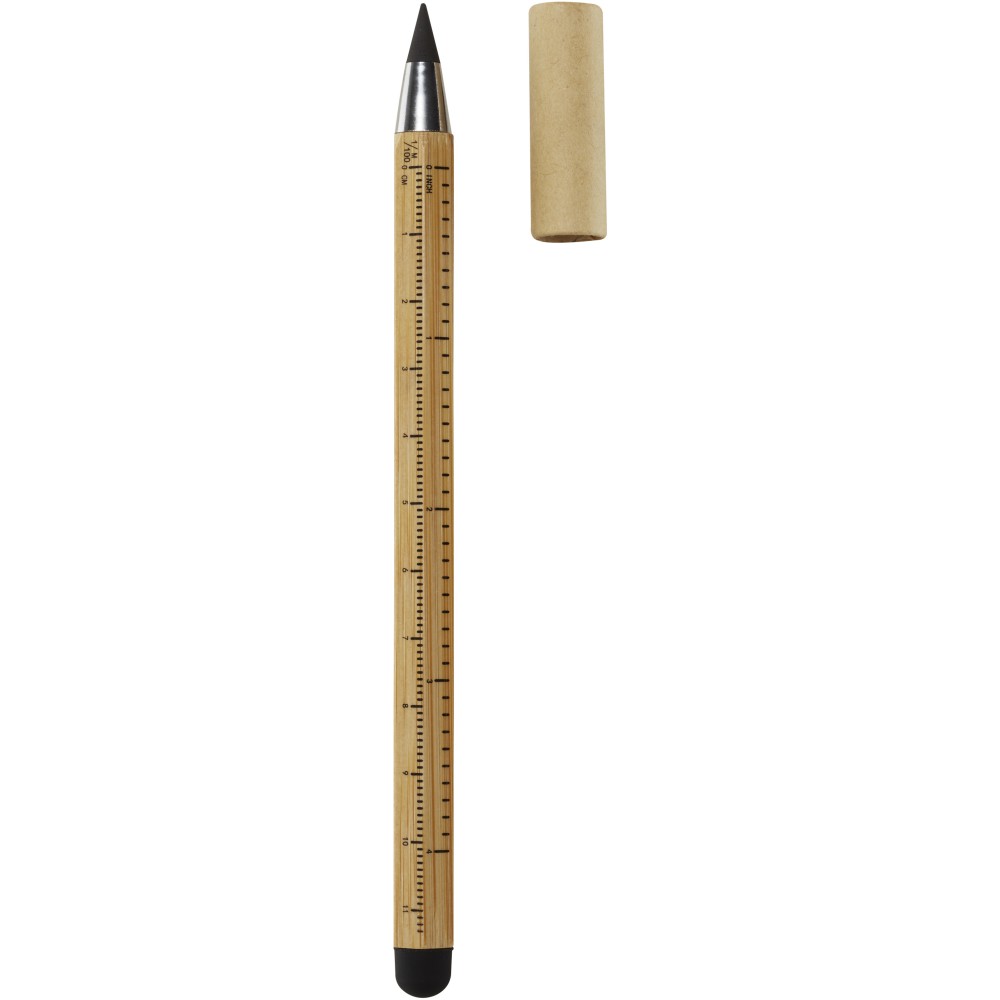 Seniko tintenloser Bambus Kugelschreiber, natur (Kugelschreiber aus Holz, Bambus, Karton)