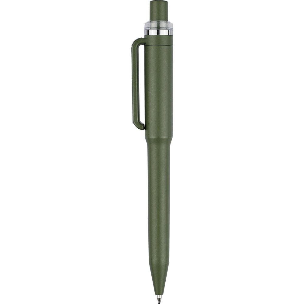 Recycled ABS ballpen Zephyra, green (Kunststoffkugelschreiber)