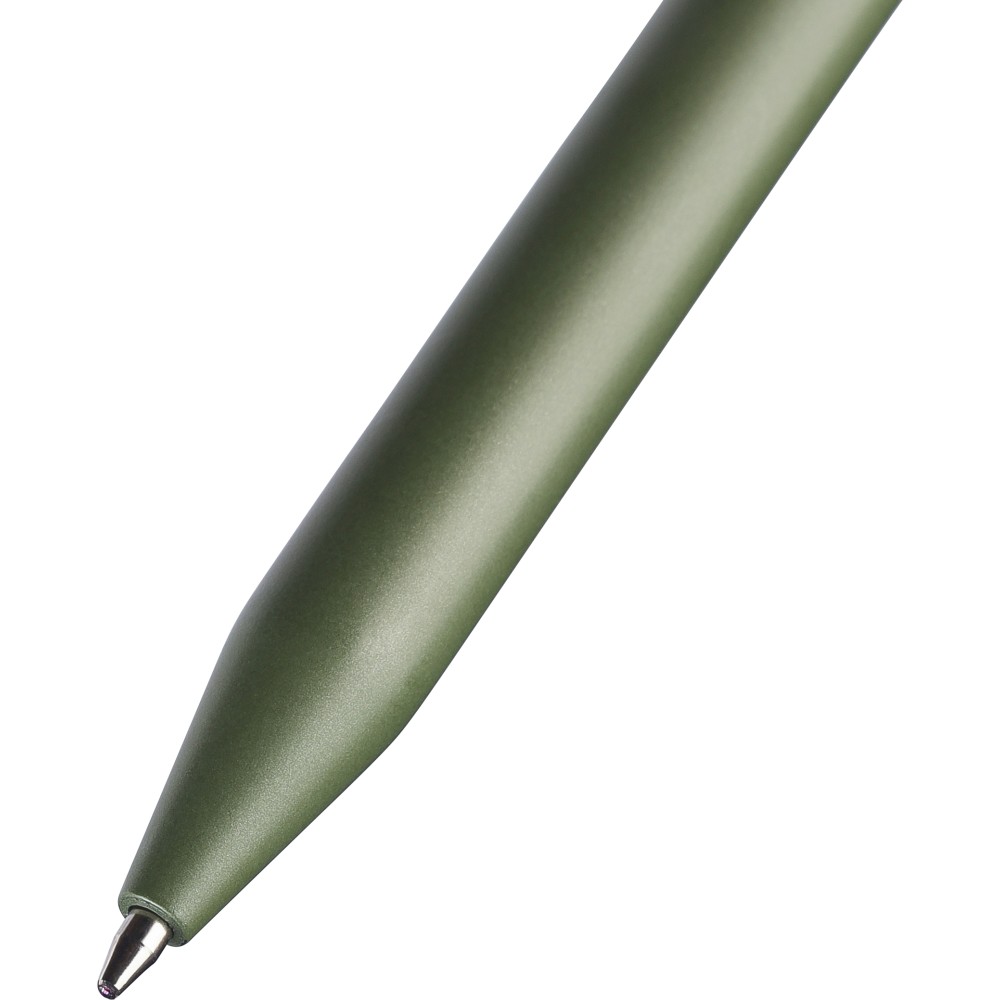 Recycled ABS ballpen Zephyra, green (Kunststoffkugelschreiber)