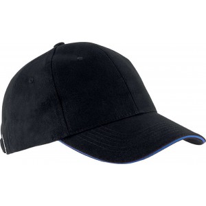 ORLANDO - 6 PANELS CAP, Black/Royal Blue, U <font size=1>[ENG]</font>