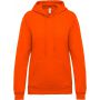 LADIES? HOODED SWEATSHIRT, Orange