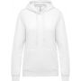 LADIES? HOODED SWEATSHIRT, White