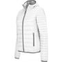 LADIES' LIGHTWEIGHT HOODED PADDED JACKET, White