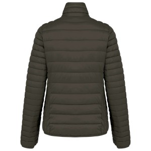 LADIES' LIGHTWEIGHT PADDED JACKET, Dark Khaki (Jackets)