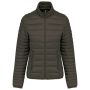 LADIES' LIGHTWEIGHT PADDED JACKET, Dark Khaki