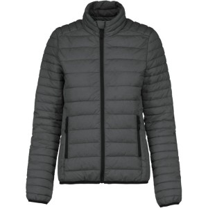 LADIES' LIGHTWEIGHT PADDED JACKET, Marl Dark Grey (Jackets)