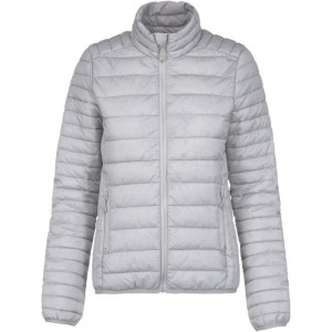 LADIES' LIGHTWEIGHT PADDED JACKET, Marl Silver (Jackets)