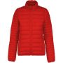 LADIES' LIGHTWEIGHT PADDED JACKET, Red