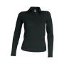 LADIES' LONG-SLEEVED POLO SHIRT, Black