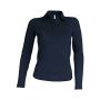 LADIES' LONG-SLEEVED POLO SHIRT, Dark Grey