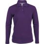 LADIES' LONG-SLEEVED POLO SHIRT, Purple