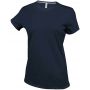 LADIES' SHORT SLEEVE CREW NECK T-SHIRT, Dark Grey