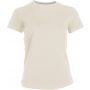 LADIES' SHORT SLEEVE CREW NECK T-SHIRT, Light Sand