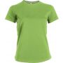 LADIES' SHORT SLEEVE CREW NECK T-SHIRT, Lime