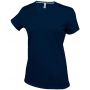 LADIES' SHORT SLEEVE CREW NECK T-SHIRT, Navy