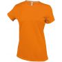 LADIES' SHORT SLEEVE CREW NECK T-SHIRT, Orange