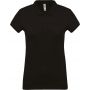 LADIES? SHORT-SLEEVED PIQU POLO SHIRT, Black