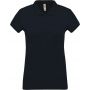 LADIES? SHORT-SLEEVED PIQU POLO SHIRT, Deep Blue