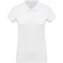 LADIES? SHORT-SLEEVED PIQU POLO SHIRT, White