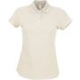 LADIES' SHORT-SLEEVED POLO SHIRT, Light Sand