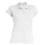 LADIES' SHORT-SLEEVED POLO SHIRT, White