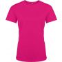 LADIES' SHORT-SLEEVED SPORTS T-SHIRT, Fuchsia