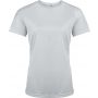 LADIES' SHORT-SLEEVED SPORTS T-SHIRT, White