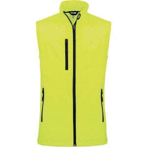 LADIES' SOFTSHELL BODYWARMER, Fluorescent Yellow (Vests)