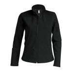 LADIES' SOFTSHELL JACKET, Black (KA400BL)