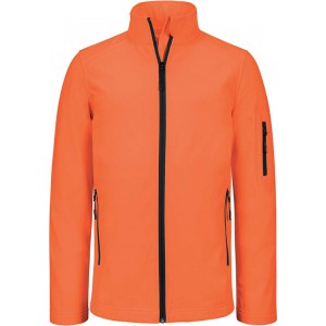 LADIES' SOFTSHELL JACKET, Fluorescent Orange (Jackets)