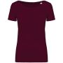 LADIES' T-SHIRT, Dark Cherry