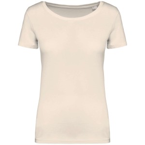 LADIES' T-SHIRT, Ivory (T-shirt, 90-100% cotton)